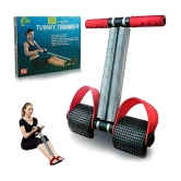 Manogyam RED BLACK Tummy Trimmer DOUBLE Steel Spring Burn Off Calories & Tone Your Muscles Ab Exerciser  (Red, Black)