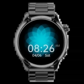 Noise Mettle 1.4'' display, Stainless Steel finish with Metal Strap, Bluetooth Calling Smartwatch Elite Black