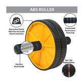 Ab Roller Set with Knee Mat for Gym Workout & Fitness Exercise (Pack of 1) - FREE SIZE