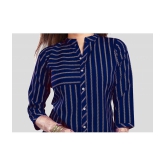 Meher Impex - Navy Blue Crepe Women''s Tunic ( Pack of 1 ) - None