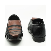 IndiForce Black Leather Sandals - 9