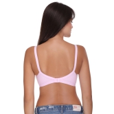 Sona H 04 Women Non Padded Non Wired Medium Coverage Comfortable Cotton T-Shirt Bra-30 / B / Pink