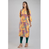 MAUKA - Multicolor Rayon Women's Straight Kurti ( Pack of 1 ) - None