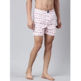 Joven White Cotton Mens Boxer- ( Pack of 2 ) - None