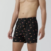 Splash Cotton Boxers - Surfer Black L