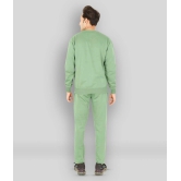 YHA - Green Fleece Regular Fit Solid Mens Sports Tracksuit ( Pack of 1 ) - XXL