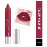 Swiss Beauty Lip Stain Matte Lipstick Lipstick (Bold Wine), 3gm