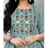 Rangrasiya - Green Cotton Women's Flared Kurti ( Pack of 1 ) - None