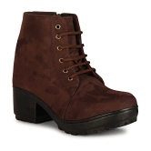 Saheb - Brown Womens Ankle Length Boots - None