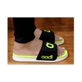 Aadi Green Leather Slippers - 7