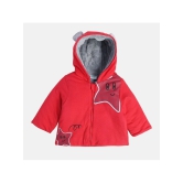 Miniklub Baby Boys Hooded Long Sleeve Knit Jacket (Red Color) - None