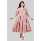 miravan - Multicoloured Cotton Women's Anarkali Kurti ( Pack of 1 ) - None