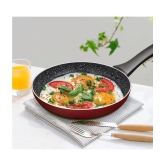 Milton Pro Cook Granito Induction Fry Pan, 20 cm, Burgundy