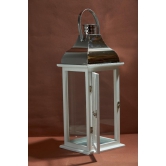 EUROPEAN WHITE AND SILVER LANTERN