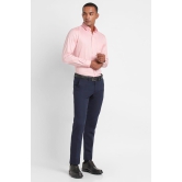 Men Pink Slim Fit Formal Full Sleeves Formal Shirt