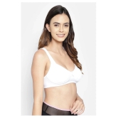 Clovia Cotton Everyday Bra - White Single - 36C