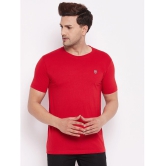 Lycos - Cotton Blend Regular Fit Red Men's T-Shirt ( Pack of 2 ) - None