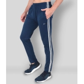 Zeffit - Blue Cotton Blend Mens Trackpants ( Pack of 1 ) - L