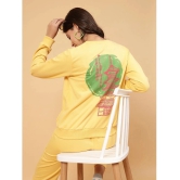 Rigo Yellow Fleece Printed Tracksuit - Pack of 1 - None