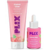 Plix Vitamin C Guava Combo, Juicy Cleanser & Face Serum For Skin Brightening(Pack of 2)