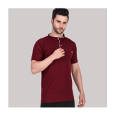 Forbro Maroon Cotton Regular Fit Mens Sports T-Shirt ( Pack of 1 ) - None