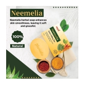 Mpil Wellness Neemelia Herbal Bathing Bar Pure Neem & Kesar Soap All Skin Types (Pack of 5)