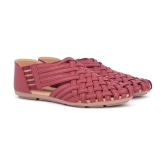 Ishransh Red Womens Casual Ballerinas - None