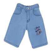 Cremlin Clothing - Light Blue Cotton Blend Boys Bermudas ( Pack of 1 ) - None