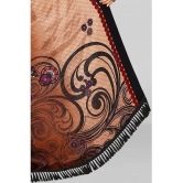 LEELAVATI - Brown Crepe Saree With Blouse Piece ( Pack of 1 ) - Brown