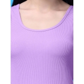 Round Neck Sleeveless Solid Cotton Top