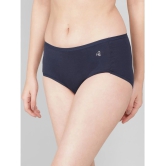 Jockey 1809 Women Full Coverage Micro Modal Elastane High Waist Full Brief - Classic Navy - None