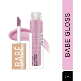 Seven Seas Babe Glittery Lip Gloss With High Shine Lip Color For Glossy Look (Pink)