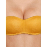 ILRASO - Mustard Polyester Lightly Padded Womens Balconette Bra ( Pack of 1 ) - None