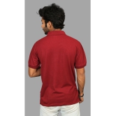 Forbro - Maroon Cotton Regular Fit Men's Sports Polo T-Shirt ( Pack of 1 ) - None