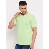 Lycos - Cotton Blend Regular Fit Sea Green Mens T-Shirt ( Pack of 1 ) - None