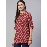 Divena - Maroon Rayon Womens Tunic ( Pack of 1 ) - None