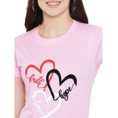 Fabflee Cotton Pink T-Shirts - Single - XL