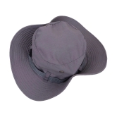 Zacharias Grey Cotton Mens Hat ( Pack of 1 ) - Grey