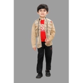 DKGF Fashion - Yellow Cotton Blend Boys Shirt & Pants ( Pack of 1 ) - None