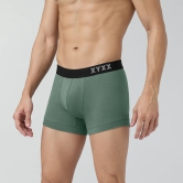 Pace Cotton Rib Trunks Olive Green M