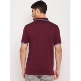 UNIBERRY - Maroon Cotton Blend Regular Fit Men's Polo T Shirt ( Pack of 1 ) - None