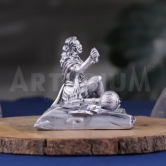 Artarium Bhaktimay Hanuman ji Murti | Hanuman Idol | Hanuman Murti Statue | Lord Hanuman Murti for ome/Office Temple (Silver Color) Pack of 1