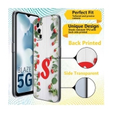 Fashionury Multicolor Printed Back Cover Silicon Compatible For Lava Blaze 5G ( Pack of 1 )