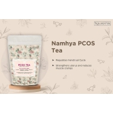 NAMHYA Periods care Green Tea for PCOS &PCOD (with Shatavari, Ashoka) with Natural Ayurvedic Herbs for Hormonal Balance and Better Period Cycle (100g)