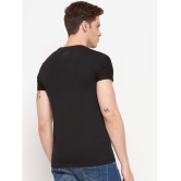 Lycos - Black Cotton Blend Regular Fit Men's T-Shirt ( Pack of 1 ) - None