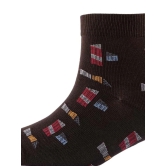 Men Pack Of 2 Patterned Cotton Ankle Length Socks