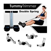 Double Spring Tummy Trimmer For Home Gym Workout - Black