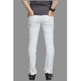 HALOGEN - White Denim Skinny Fit Men's Jeans ( Pack of 1 ) - None