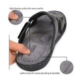 softio Black Flip Flops - 6