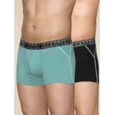 XYXX - Multicolor Cotton Mens Trunks ( Pack of 2 ) - None